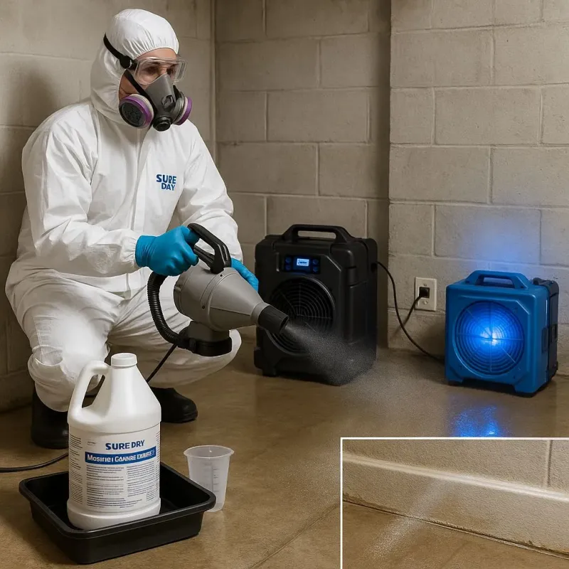 Sanitization and Odor Removal process in Tom Bean, TX