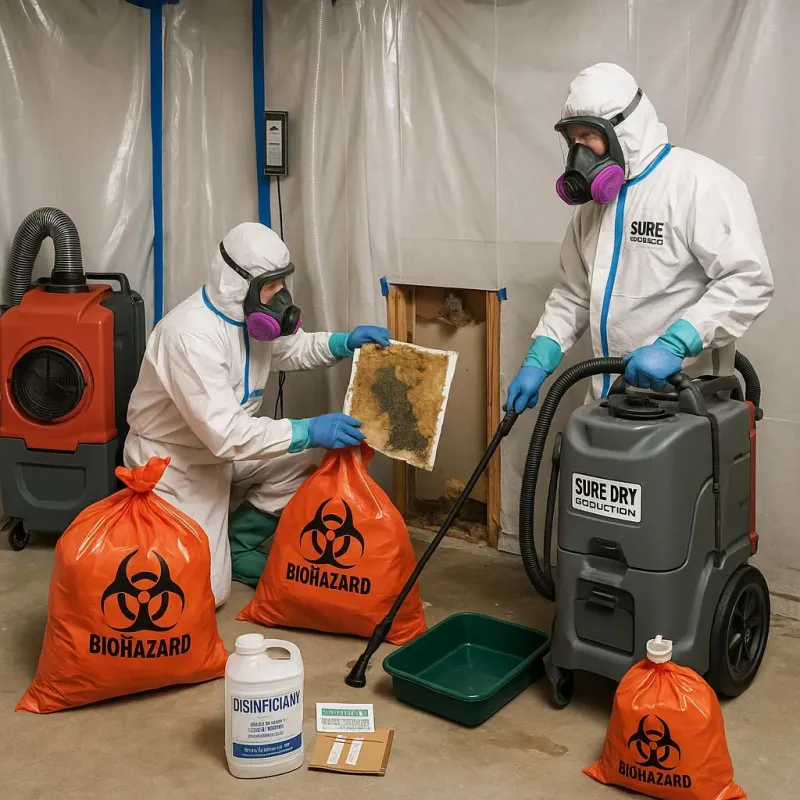 Contaminated Water Handling Protocols process in Tom Bean, TX