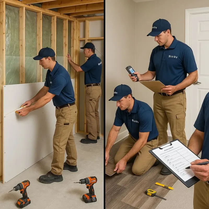 Repairs and Reconstruction process in Tom Bean, TX